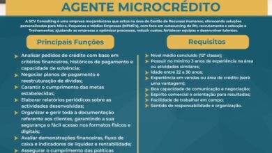 Vaga – Agente de Crédito